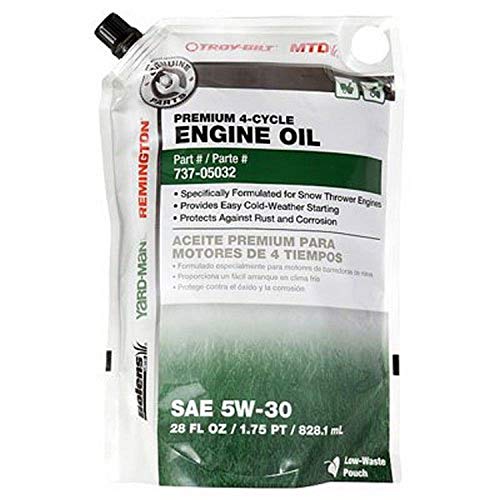Arnold MTD 4-Cycle Snow Thrower Oil - 28 oz. - Image 1
