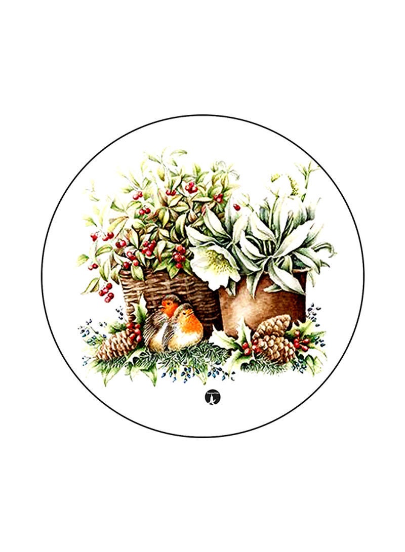 Vintage Art Mouse Pad White