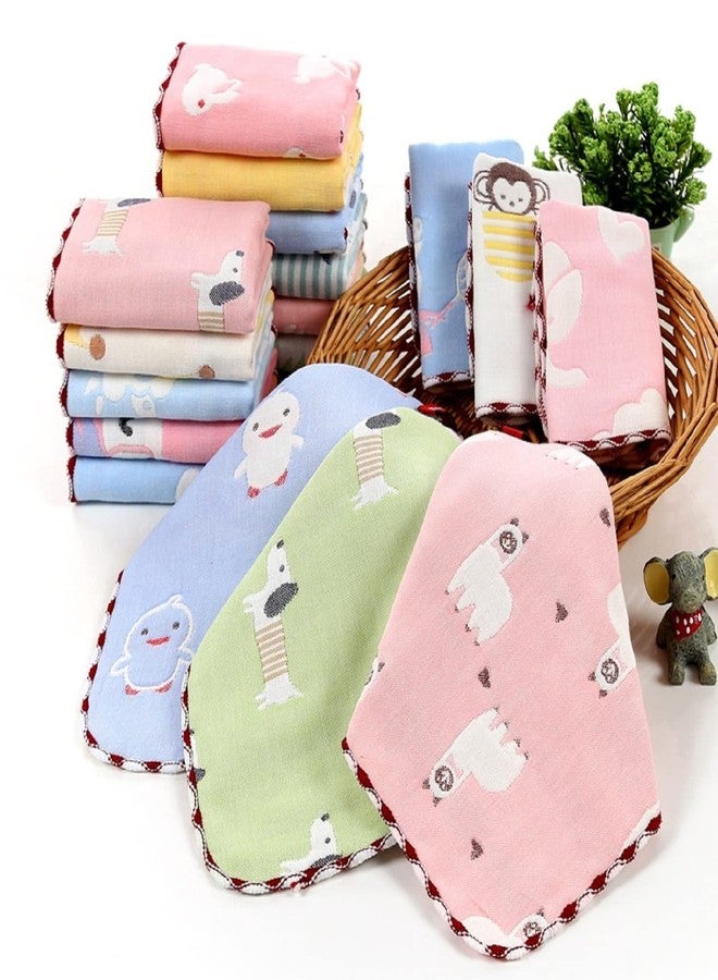 CLUZE Women's Cotton Face Towels - Square Handkerchief for Women/Kids/Girls (Multicolour) (Size 25x25 cm) (3) - Image 5
