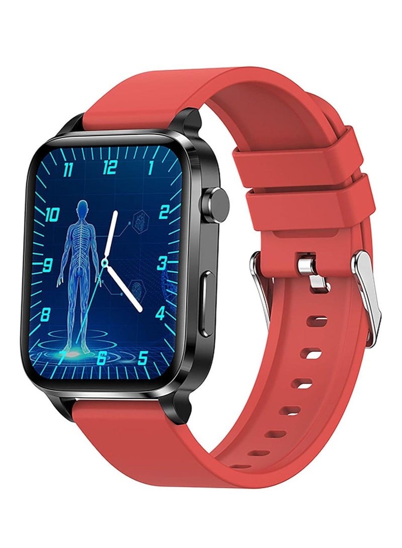 F100 Smart Watch, ECG Blood Glucose Monitor, 1.7-inch HD Touch Screen, Fitness Tracker with Heart Rate/Blood Oxygen/Sleep Monitor/Message Reminder, 24 Sports Modes - Image 1