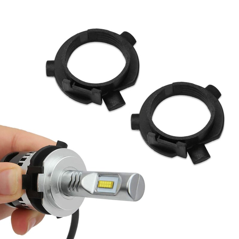قاعدة مصباح LED للسيارة CHRYMUM 2PCS H7 لمصباح السيارة