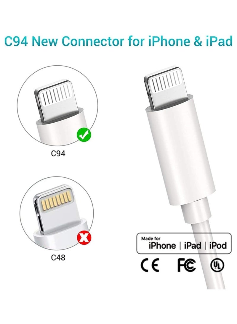 BJollys - iPhone Charger Cable [MFi Certified] USB C to Lightning Cable Fast Charging Power Delivery PD 20W iPhone Cable for iPhone 14/14 Pro/14 Plus/14 Pro Max, iPad Pro, iPhone 8-13 All Series - Image 1