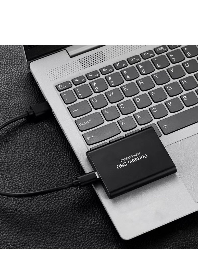 Generic 2TB Portable External Hard Drive, Mini SSD Hard Drives,Solid State External Drives,Computer Backup Drive,USB 3.1 to Type-C Support Data Storage Transfer for Windows XP PC Laptop and Mac(Black)  - Image 5