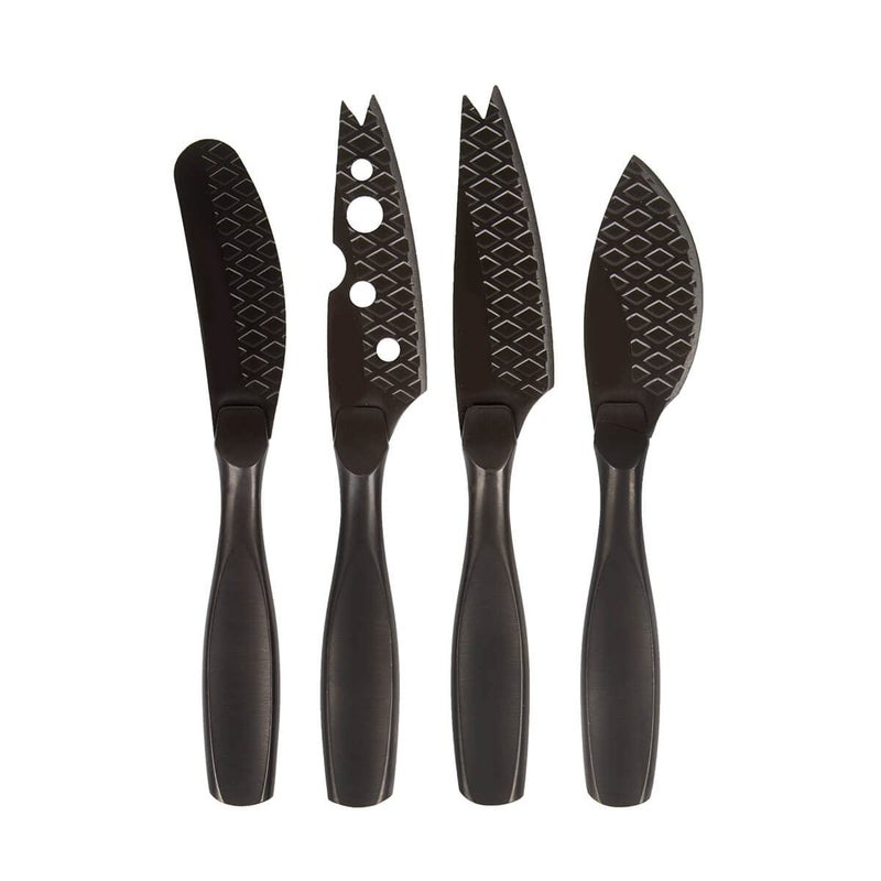 BOSKA BOSKA Stainless Steel Cheese Knife Set - Monaco For All Types of Cheese - Multi-Functional Cheese Slicer - Silver Non-Stick - Dishwasher Safe - For Kitchen Cooking  - Image 1