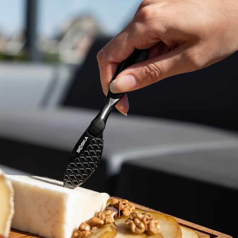 BOSKA BOSKA Stainless Steel Cheese Knife Set - Monaco For All Types of Cheese - Multi-Functional Cheese Slicer - Silver Non-Stick - Dishwasher Safe - For Kitchen Cooking  - Image 2