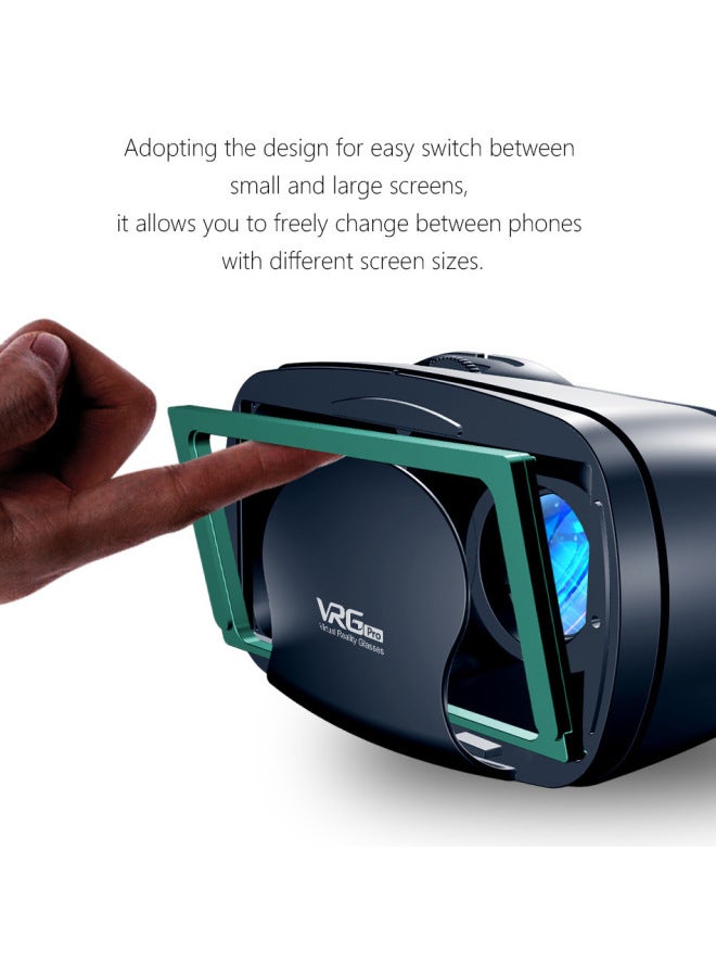 VRGpro Glasses Headset All-in-one 3D Gaming Glasses Virtual Reality Mobile Phone VR Glasses Spot-Color:VRGPRO Headphones  - Image 4