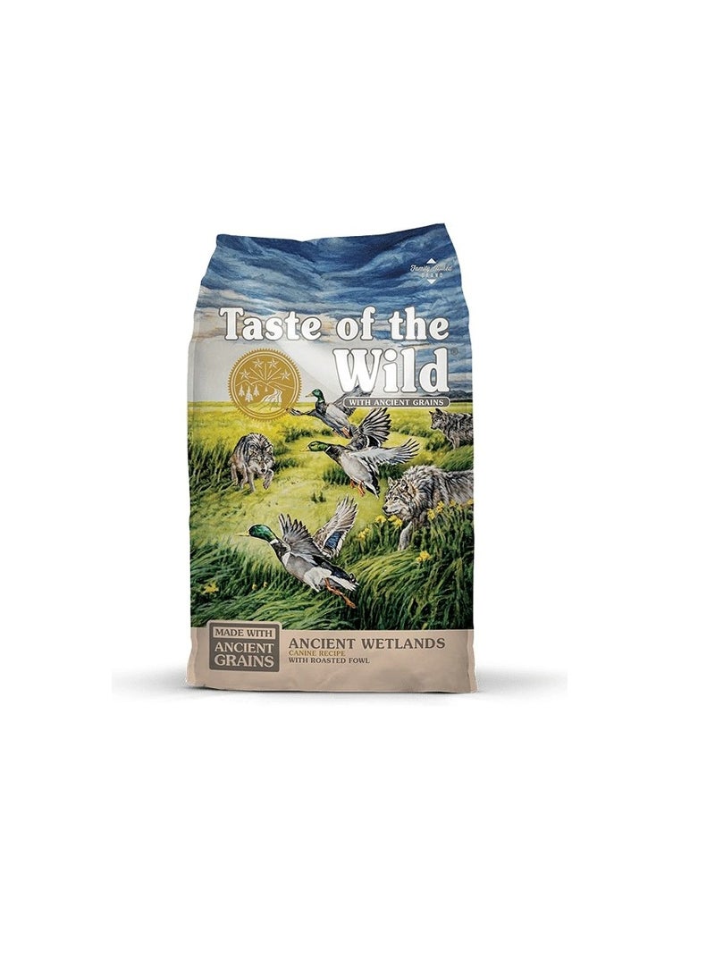 تيست أوف ذا وايلد طعم الأراضي الرطبة القديمة البرية مع طعام الكلاب الجاف للطيور المحمصة - Image 2