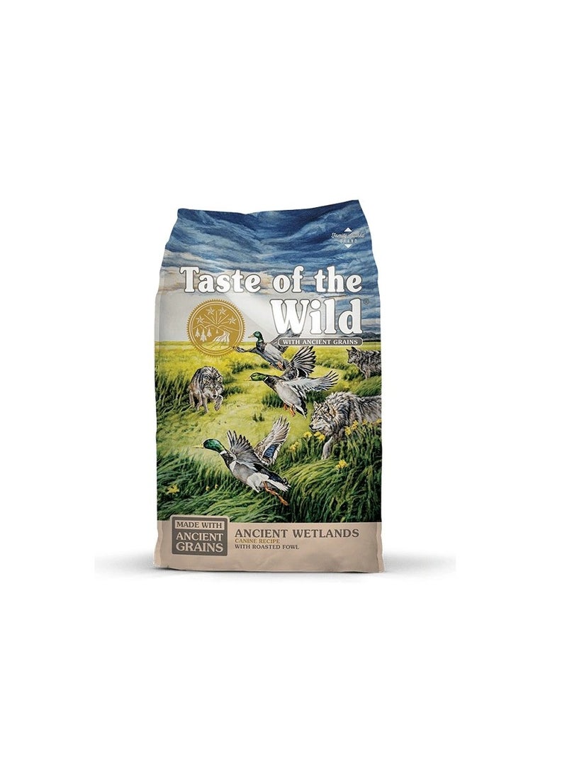 تيست أوف ذا وايلد طعم الأراضي الرطبة القديمة البرية مع طعام الكلاب الجاف للطيور المحمصة - Image 1