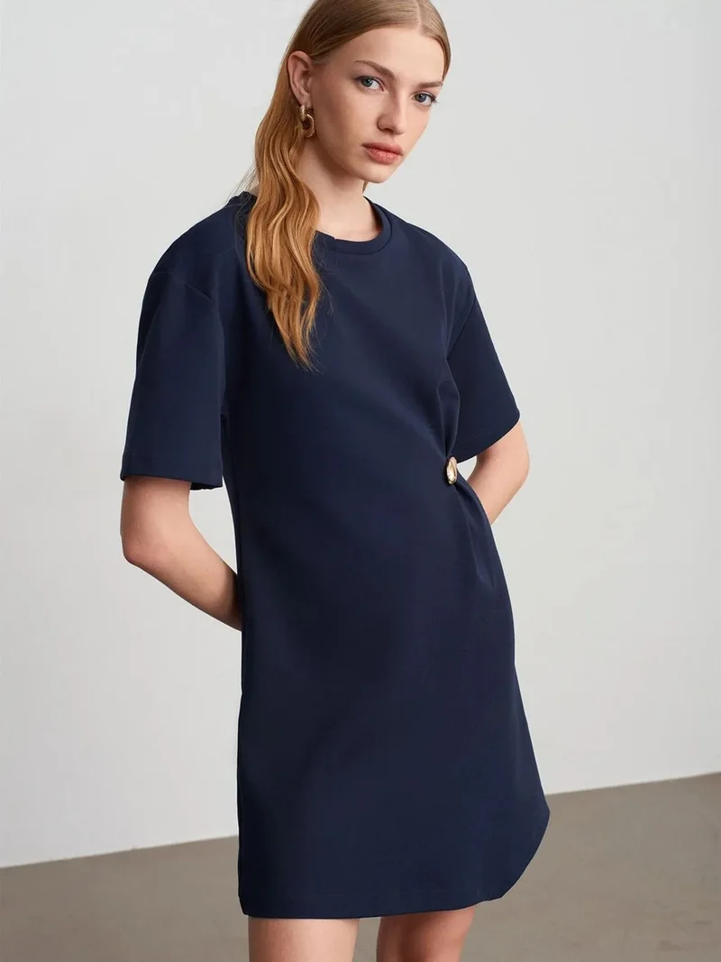 ديلفين DILVIN Women's Mini Shift Dress