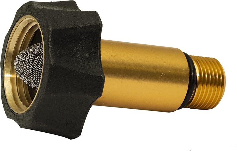 Simpson Cleaning 7110166 Water Inlet Fitting for OEM Technologies Axial Cam Pressure Washer Pumps Gold - Image 1