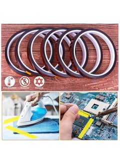 phomemo Heat Tape for Heat Press, Heat Transfer Tape Heat Resistant High Temperature Tape for Heat Transfer Masking 3D Printing Sublimation on Coffee Mugs, HTV Craft on T-Shirt Fabrics, 6 Packs  - Image 4