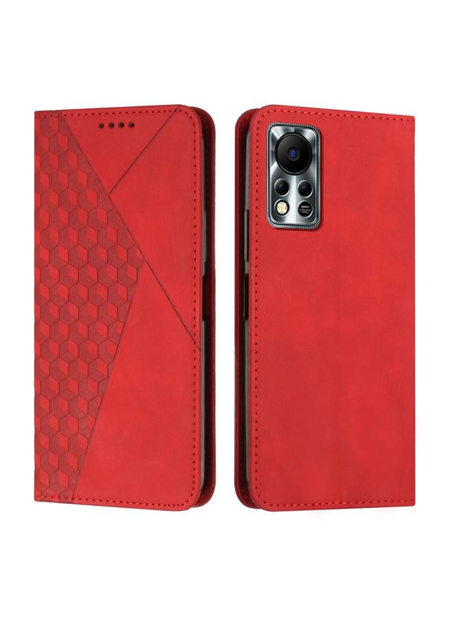 Green Tiger Case For Infinix Hot 11S NFC Diamond Splicing Skin Feel Magnetic Leather Phone Case - Image 1