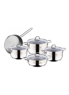 Sofram Turkish Stainless Steel 18/10 Cookware Set 9 Pieces