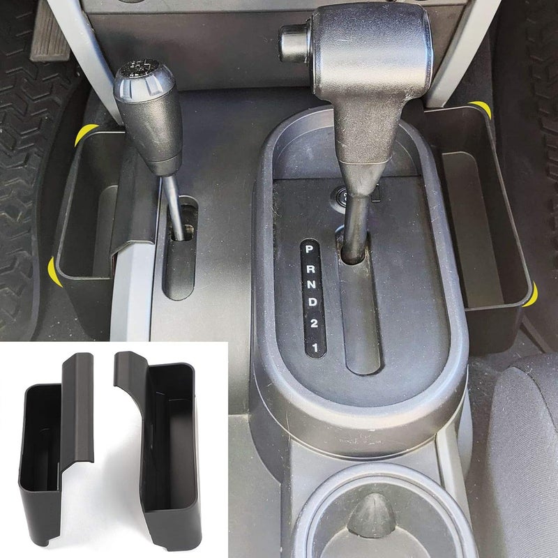 JeCar Storage Tray Gear Shift Storage Box for 2007-2010 Jeep Wrangler JK JKU - Image 1