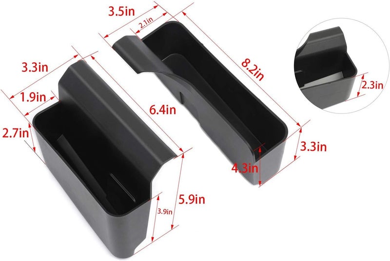 JeCar Storage Tray Gear Shift Storage Box for 2007-2010 Jeep Wrangler JK JKU - Image 2