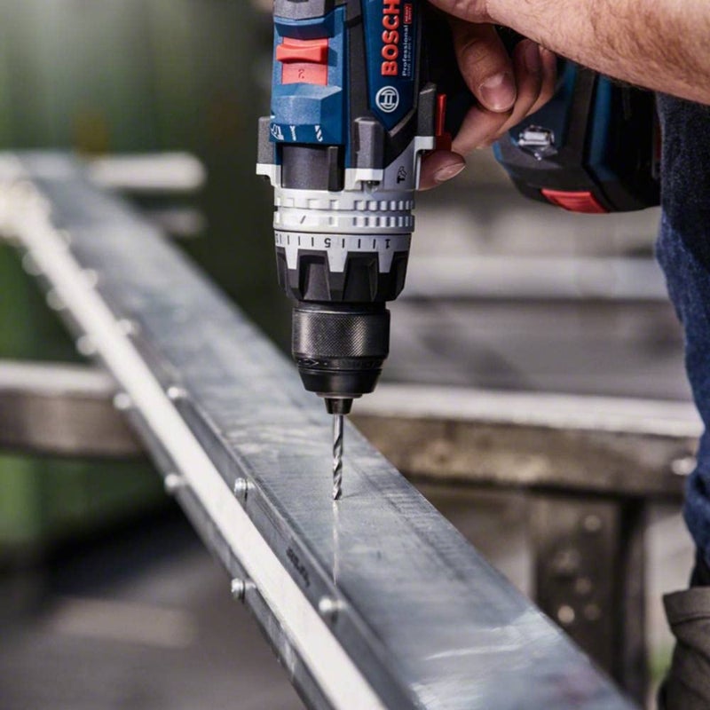 BOSCH Professional HSS PointTeQ 13pcs Set| PointTeQ Tip for Fast, Efficient Drilling | Wide Range of Sizes, One Compact Kit | Compact & Sturdy Case for Portability | 13 Metal Drill Bits - Image 4