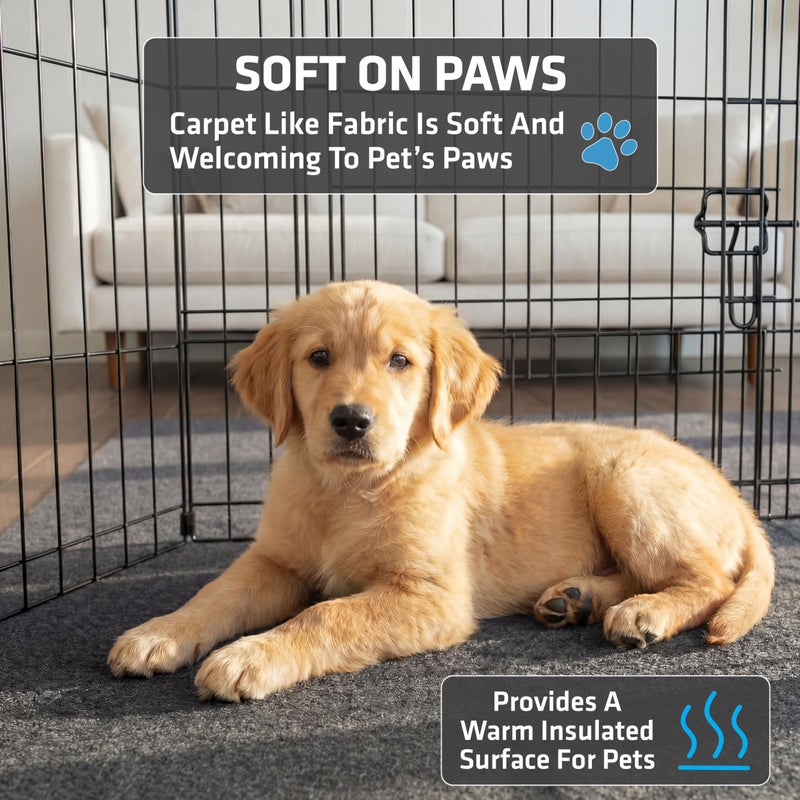 Drymate Jumbo Dog Playpen Mat (60x74), Super Absorbent, Waterproof, Slip-Resistant, Machine Washable, Reusable Puppy Pad for Training, Whelping, Housebreaking, Incontinence, Crate, Kennel (USA Made) - Image 4