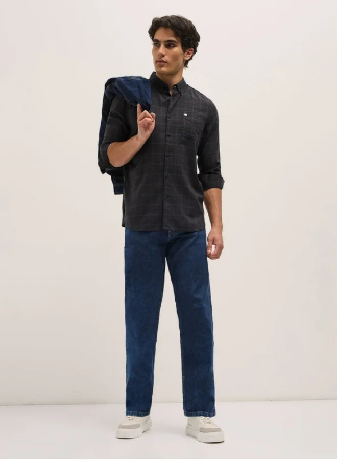 THE BEAR HOUSE Men's Shirt for Casual and Formal Wear | Classic Button-Down Style for Office, Daily Use, Travel, Events & All-Season Outfits | Versatile & Stylish Wardrobe Essential for Every Occasion