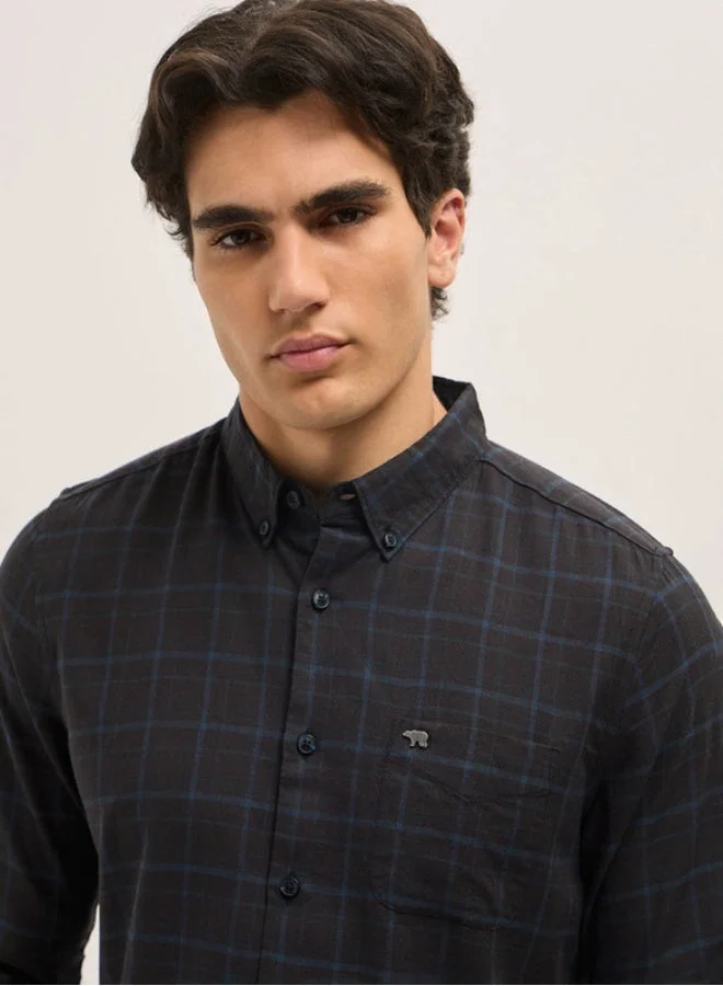 THE BEAR HOUSE  Men's Shirt for Casual and Formal Wear | Classic Button-Down Style for Office, Daily Use, Travel, Events & All-Season Outfits | Versatile & Stylish Wardrobe Essential for Every Occasion for Men | Best Price UAE