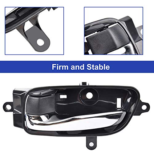Ristow Driver Side Inside Interior Door Handle Front Rear Left with Repair Kit for 2013-2017 Nissan Altima Pathfinder, 2015-2017 Titan, 2016-2017 Titan XD, 2015-2017 Nissan Murano - Image 5