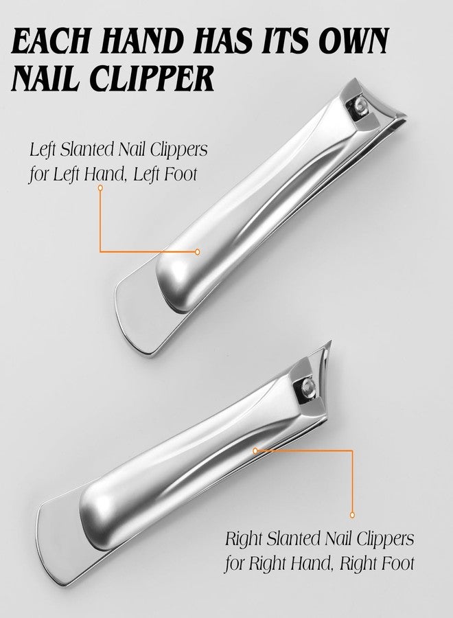 Cut it Toenail Clippers for Seniors, Upgraded Professional Long Handled Ingrown Thick Toe Nail Clippers with Wide Jaw for Men, Ultra-Sharp Slanted Nail Cutter Fingernail Clipper Nail Tools for Women - Image 5