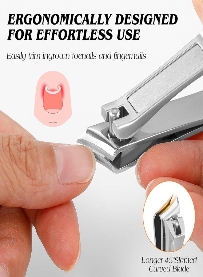 Cut it Toenail Clippers for Seniors, Upgraded Professional Long Handled Ingrown Thick Toe Nail Clippers with Wide Jaw for Men, Ultra-Sharp Slanted Nail Cutter Fingernail Clipper Nail Tools for Women - Image 4