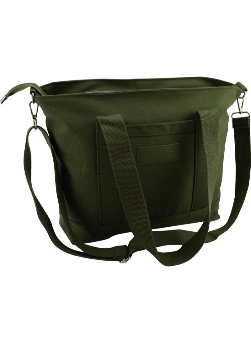 Bookstore Tote Bag, Green - Image 1