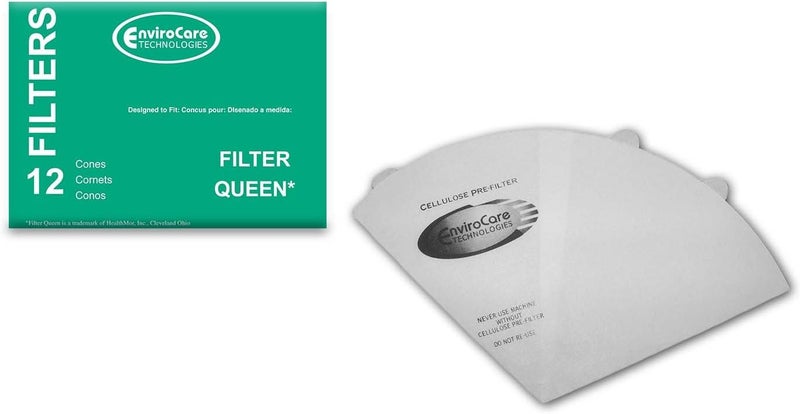 EnviroCare Replacement Filters for Filter Queen Vacuums - 12 Pack - Image 1