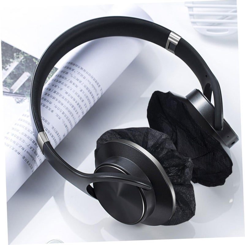 100 Pcs Non Woven Ear Hook Headphone Protective Covers Headset Sleeves Case - Image 5