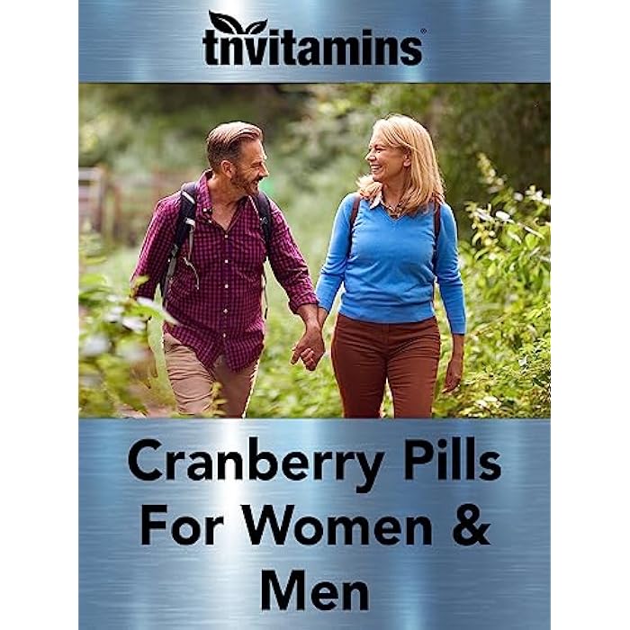 tnvitamins Cranberry Pills for Women & Men - 90 Capsules | Supports Urinary Tract Health* | Cranberry Concentrate Supplement | Bladder & Kidney Support* | Supports Women's Health* | Antioxidants - Image 5
