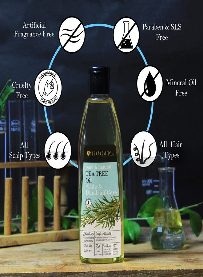 Soulflower Rosemary Lavender Hair Oil for Healthy Hair Tea Tree Hair Oil - Image 4