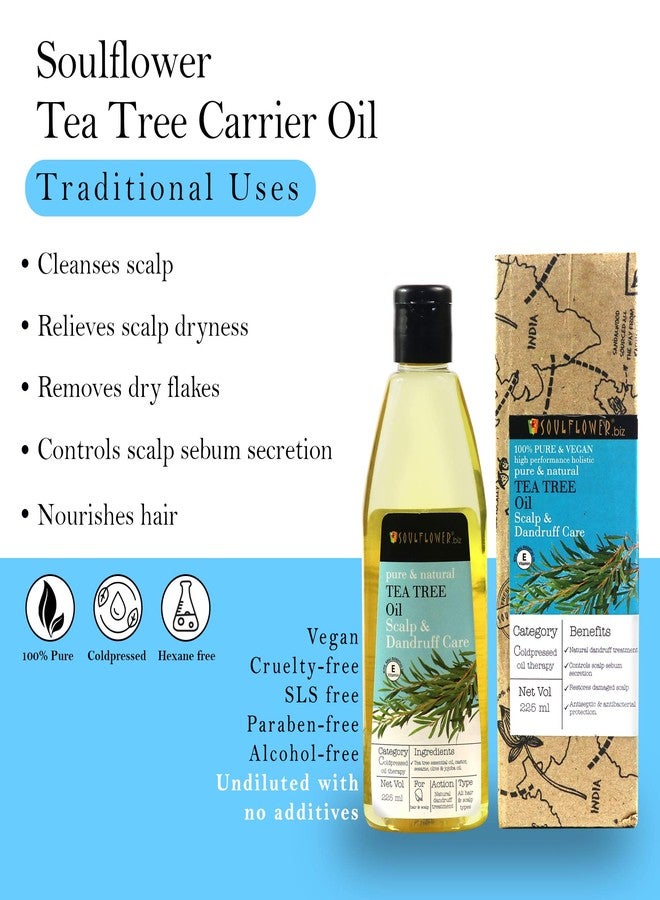 Soulflower Rosemary Lavender Hair Oil for Healthy Hair Tea Tree Hair Oil - Image 2