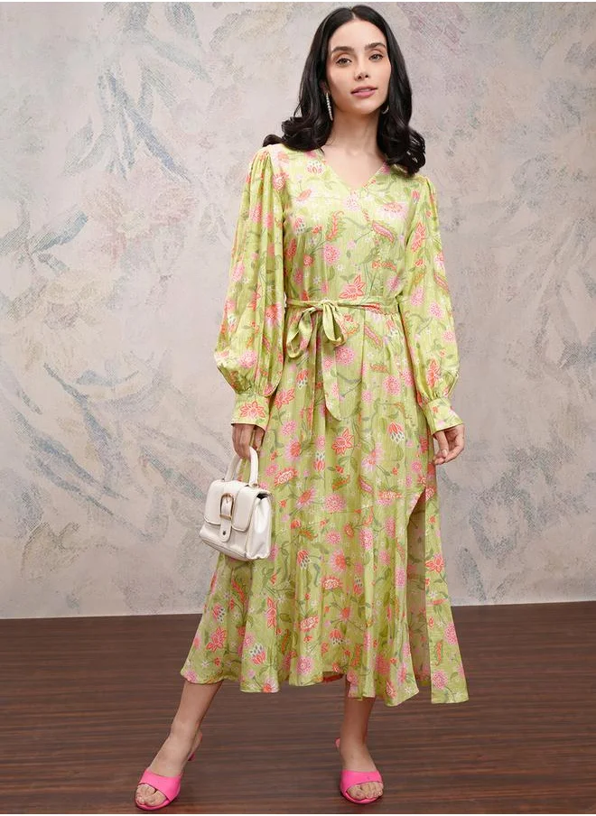 Vishudh Floral Print Dress