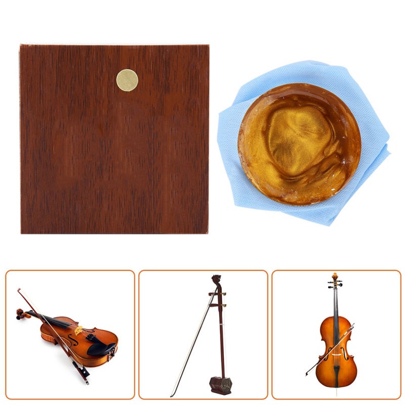 High Purity Premium Rosin: Yellow Handmade Soft Rosin - Little Dust Strong Adhesion Rosin for Violin Viola Cello Erhu Practice Performance - Image 5