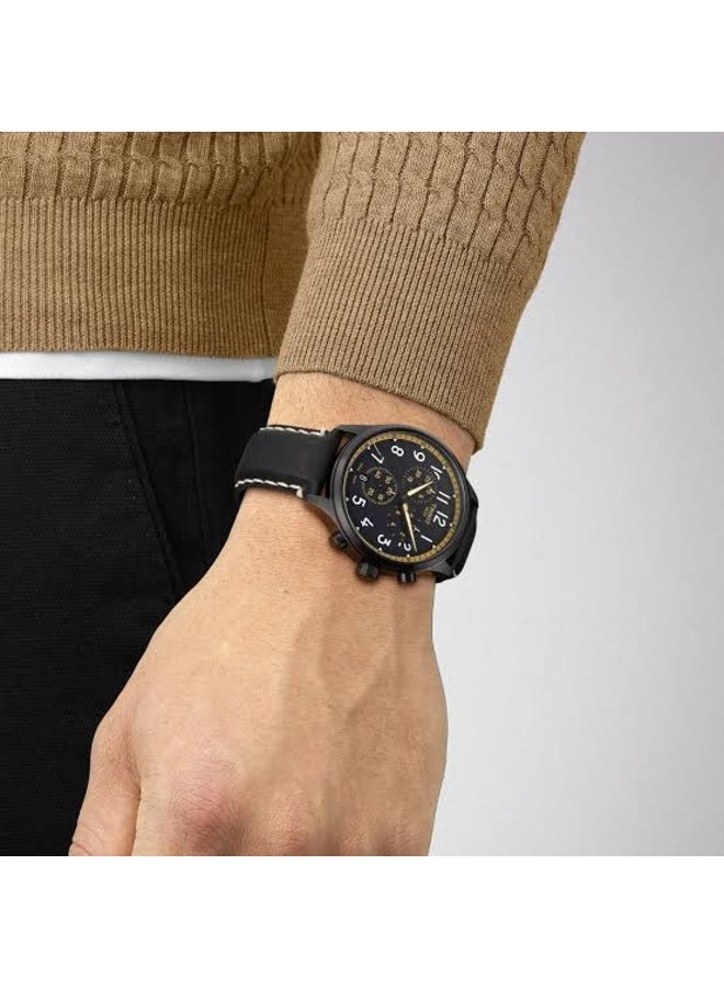 Tissot Chrono XL Vintage Black Chronograph Men's Watch - Image 2
