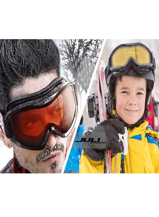 JULI Eyewear JULI Ski Goggle/Snow Snowboard Goggles for Men Women（VLT 12% Silver Lens） - Image 2