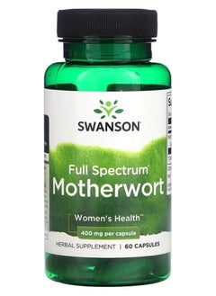 SWANSON Swanson, Full Spectrum Motherwort, 400 mg , 60 Capsules 