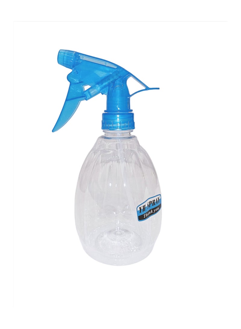 Refillable Clear Plastic Water Bottle for Multi-Purpose Glass and Surface Cleaning, Travel-Friendly Transparent Plastic Bottle, 500 ML - Image 1