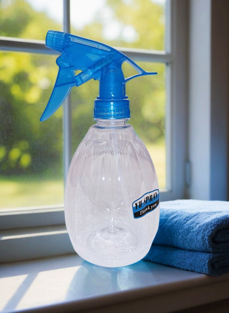 Refillable Clear Plastic Water Bottle for Multi-Purpose Glass and Surface Cleaning, Travel-Friendly Transparent Plastic Bottle, 500 ML - Image 4