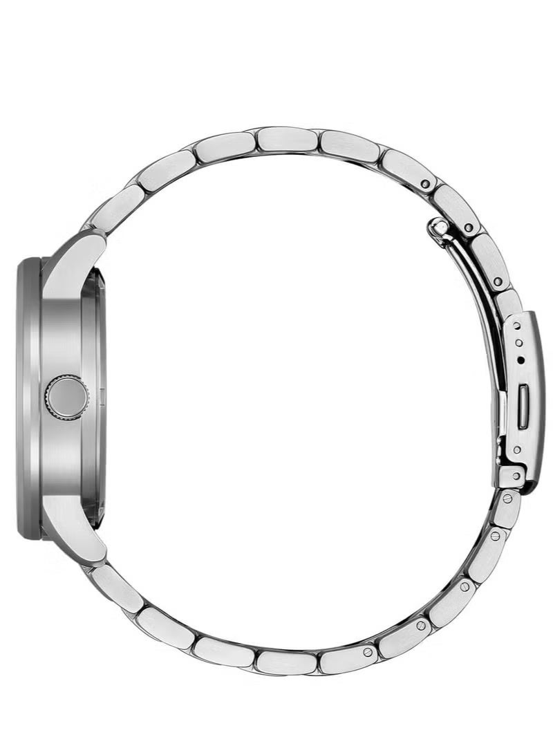 سيتيزن ساعة رجالية أوتوماتيكية من سيتيزن، موديل NJ0191-83A، مينا أبيض، قطر 40 مم، مصنوعة من الفولاذ المقاوم للصدأ - Image 3