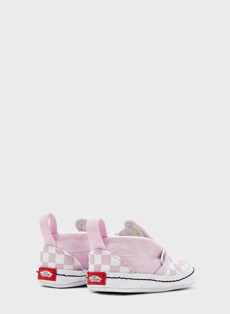 VANS Infant Checkerboard Slip Ons V Crib