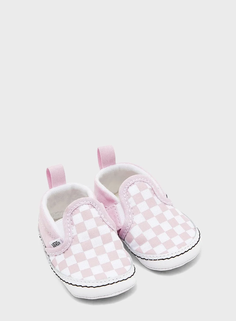 VANS Infant Checkerboard Slip Ons V Crib