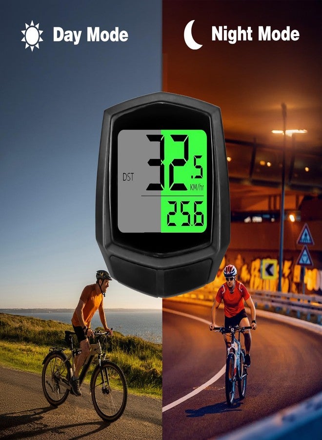 DonDofla 2026 New Bike Computer and Bike Odometer Wireless MPH KM/H Bicycle Speedometer with Automatic Wake-Up Cycling Speed Tracker Display & Single Mileage & Multi-Functions & Calories Statistics Accessories - Image 3