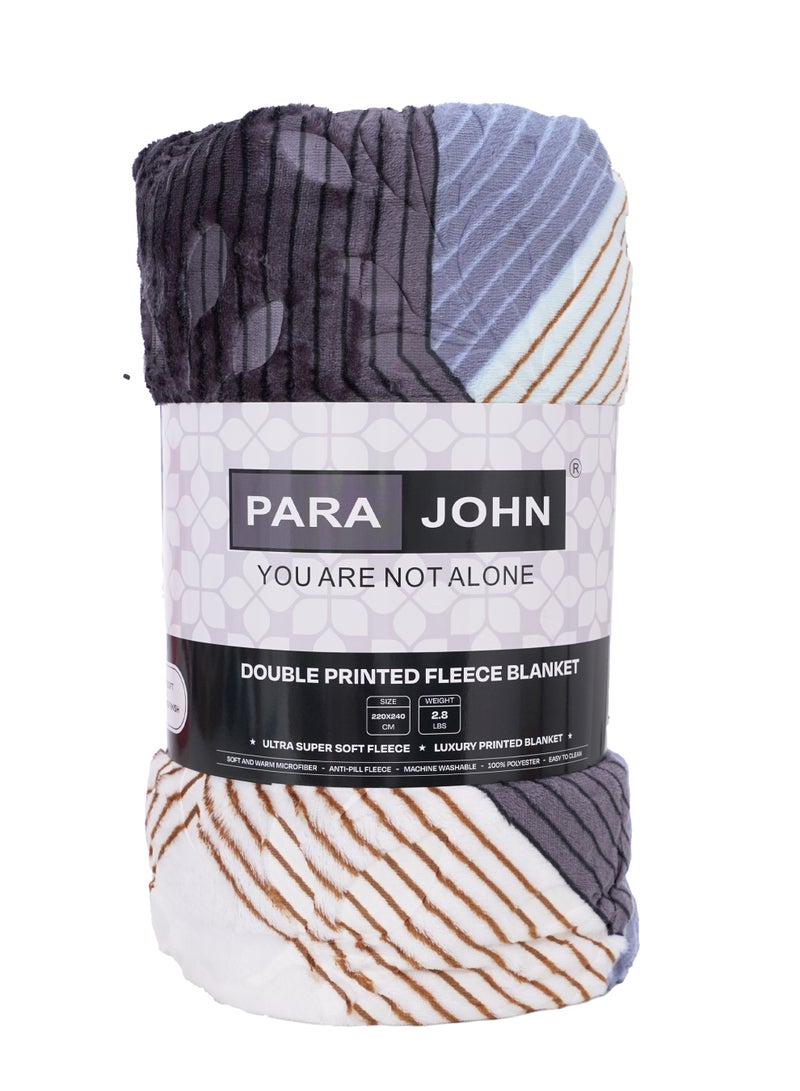 PARAJOHN Para John Warmee Flannel Fleece Blanket – Ultra Soft Polyester Double Bed Blanket 220×240 cm - Image 4