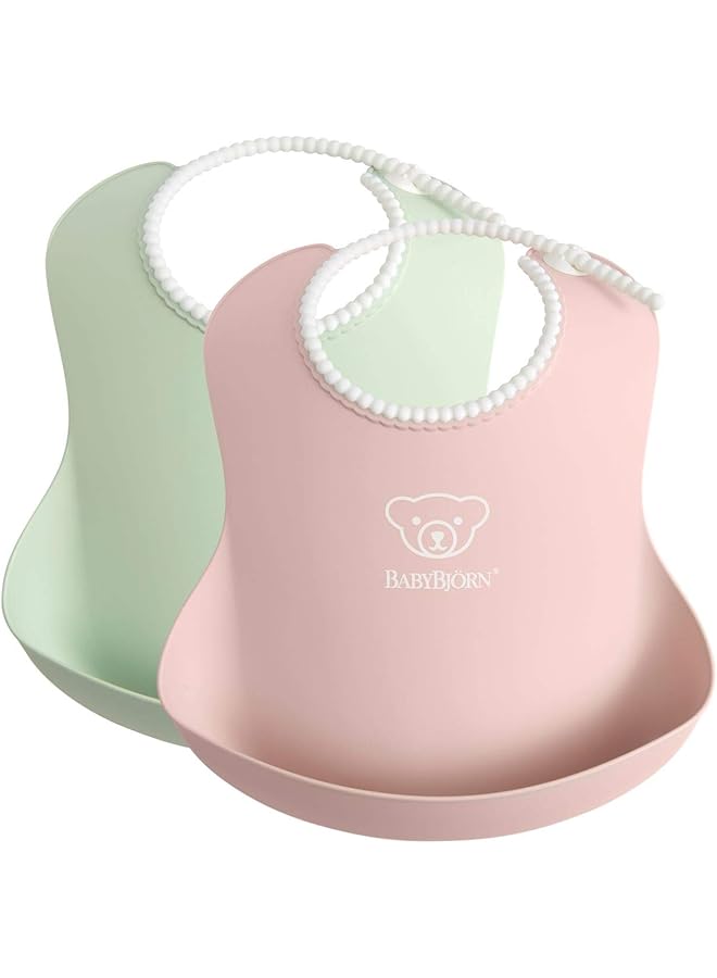 BABYBJORN Baby Bib 2 Pieces Pack Of 1  - Image 1