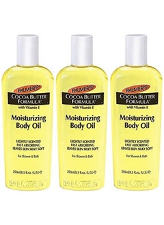 PALMER'S Cocoa Butter Formula Moisturizing Body Oil with Vitamin E - 8.5 fl oz (Pack of 3) 
