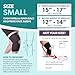 BraceAbility Open PatellaOpen Back Neoprene Knee Sleeve WaterResistant Athletic Compression Knee Brace for Swimming Wakeboarding Scuba Diving Surfing Waterskiing and Other Sports Small - Image 4