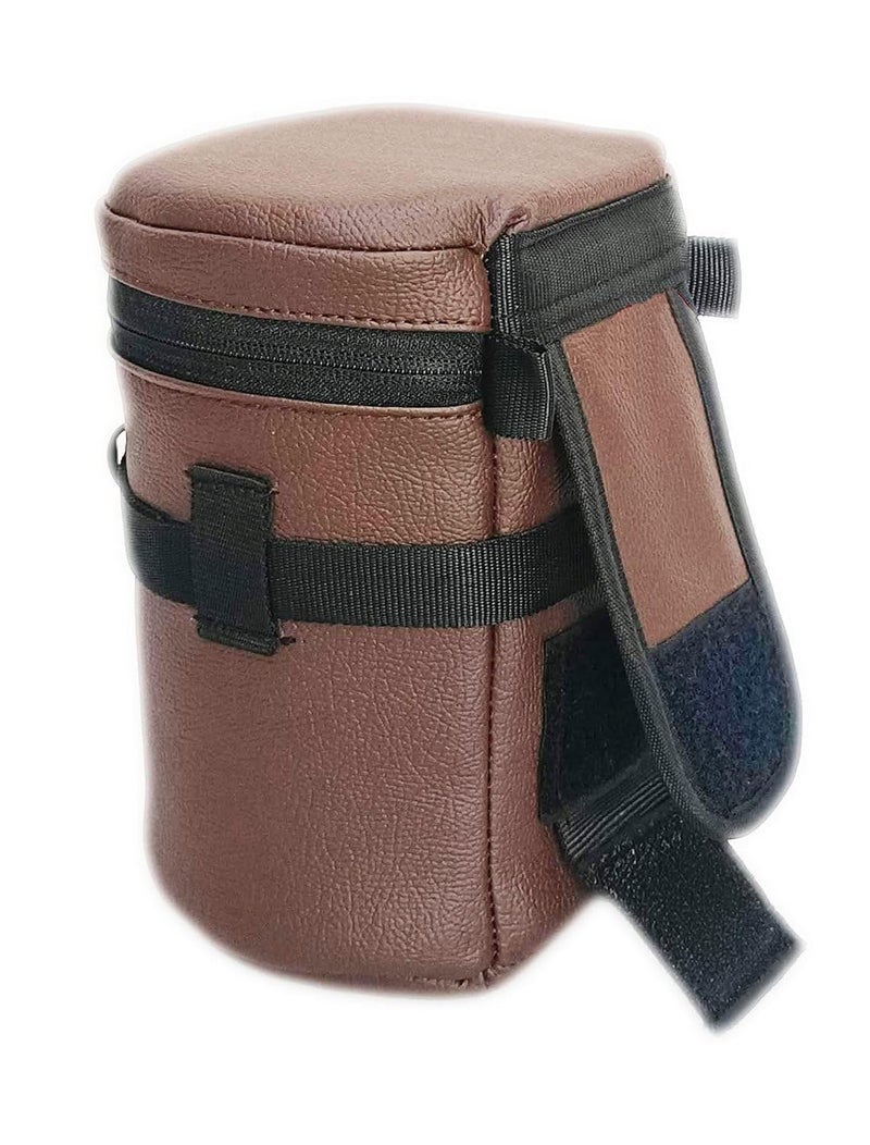 MVPRO Synthetic Lens Bag 7 Inch Side Pouch, Easy To Carry (Brown) - Image 4