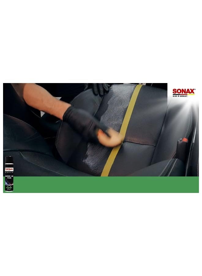 Sonax Profiline Leather Care Foam (400 ML) - Silicone-Free Cleaning And Care Foam For Smooth Leather: Removes Dirt, Restores The Colours. With Real Beeswax | Item No. 02893000