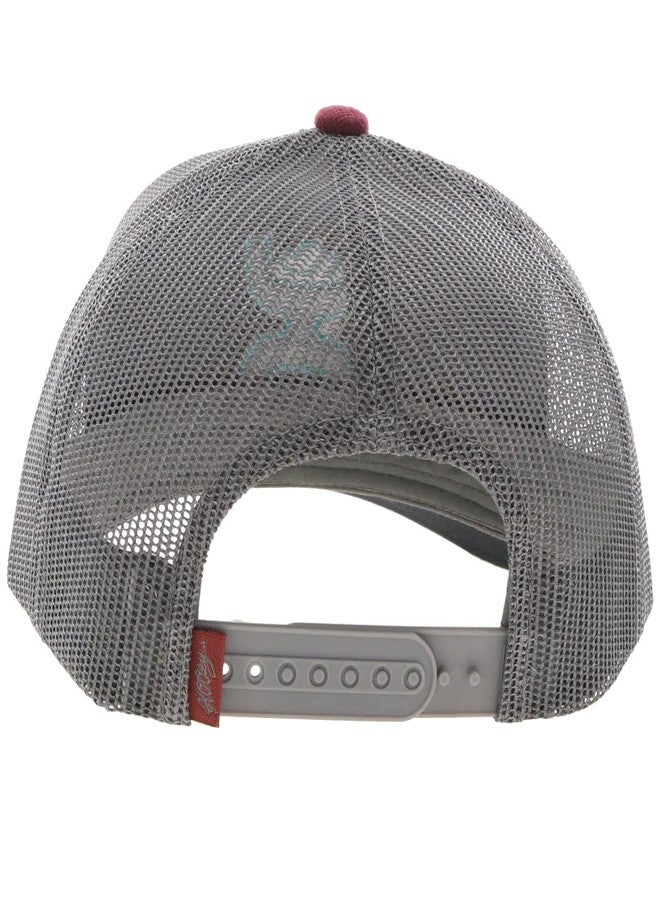 HOOEY Trucker Cap Grey/Turquoise Logo - Image 5